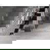 Mexen Velar dvere sprchové posuvné 150 cm, transparentné, brúsený nikel - 871-150-000-01-97
