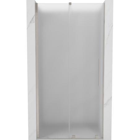 Mexen Velar posuvné sprchové dvere 90 cm, mat, brúsený nikel - 871-090-000-31-97