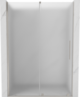 Mexen Velar posuvné sprchové dvere 130 cm, mrazené, kartáčovaný nikel - 871-130-000-31-97