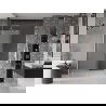 Mexen Velar posuvné sprchové dvere 150 cm, ľad, brúsený nikel - 871-150-000-31-97