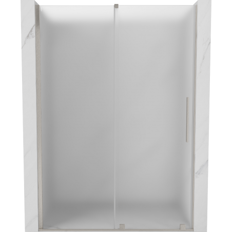 Mexen Velar posuvné sprchové dvere 150 cm, ľad, brúsený nikel - 871-150-000-31-97