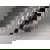 Mexen Velar posuvné sprchové dvere 140 cm, mráz, brúsený nikel - 871-140-000-31-97