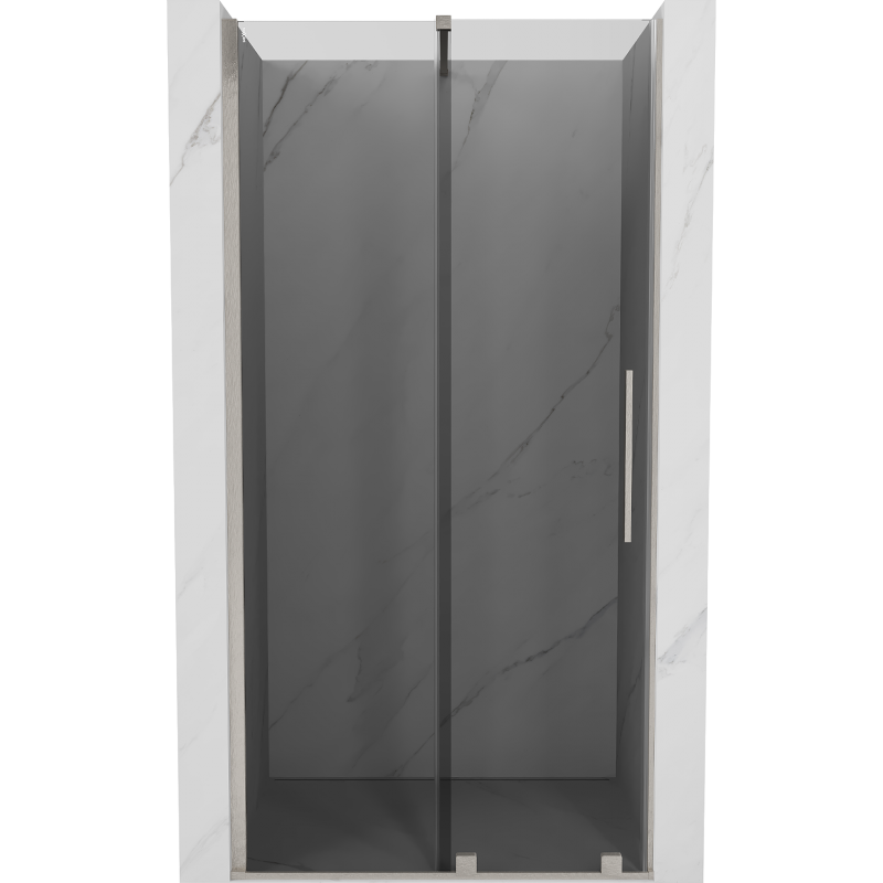 Mexen Velar posuvné sprchové dvere 120 cm, grafit, brúsený nikel - 871-120-000-41-97