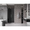 Mexen Velar posuvné sprchové dvere 120 cm, grafit, brúsený nikel - 871-120-000-41-97