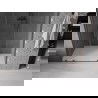 Mexen Velar Duo posuvné sprchové dvere 140 cm, priehľadné, gun metal - 871-140-000-02-95