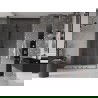 Mexen Velar Duo posuvné sprchové dvere 160 cm, transparentné, zbraňový kov - 871-160-000-02-95