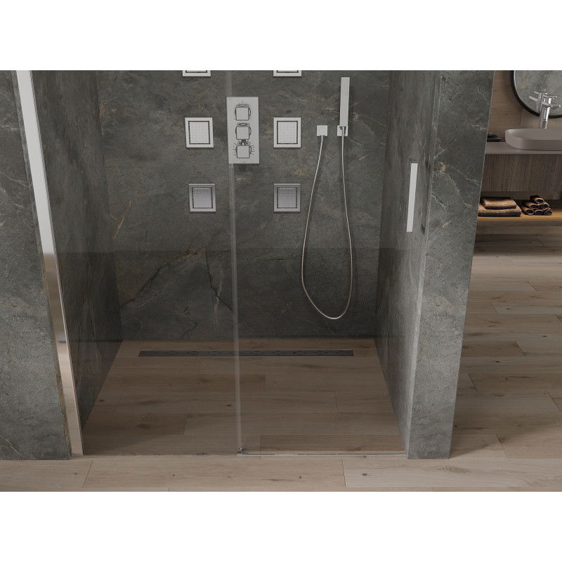 Mexen Omega posuvné sprchové dvere 160 cm, priehľadné, chróm - 825-160-000-01-00