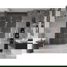 Mexen Velar Duo posuvné sprchové dvere 140 cm, transparentné, brúsený nikel - 871-140-000-02-97