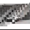Mexen Velar Duo posuvné sprchové dvere 140 cm, transparentné, brúsený nikel - 871-140-000-02-97