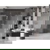 Mexen Velar Duo sprchové dvere posuvné 170 cm, mrazené, chróm - 871-170-000-32-01