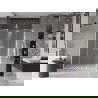 Mexen Velar Duo sprchové dvere posuvné 140 cm, matné, biele - 871-140-000-32-20