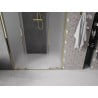 Mexen Velar Duo sprchové dvere posuvné 140 cm, matné, zlaté - 871-140-000-32-50