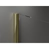 Mexen Velar Duo sprchové dvere posuvné 140 cm, matné, zlaté - 871-140-000-32-50