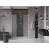 Mexen Velar Duo posuvné sprchové dvere 160 cm, mrazené, zlaté brúsené - 871-160-000-32-55