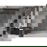 Mexen Velar Duo sprchové dvere posuvné 140 cm, mrazené, brúsená zbraňovo šedá - 871-140-000-32-66