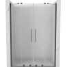 Mexen Velar Duo posuvné sprchové dvere 160 cm, matný, gun gray brúsený - 871-160-000-32-66