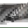 Mexen Velar Duo posuvné sprchové dvere 180 cm, mrazené, čierne - 871-180-000-32-70