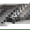 Mexen Velar Duo posuvné sprchové dvere 180 cm, matné sklo, gun metal - 871-180-000-32-95