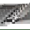 Mexen Velar Duo posuvné sprchové dvere 170 cm, námraza, brúsený nikel - 871-170-000-32-97