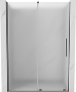 Mexen Velar posuvné sprchové dvere 160 cm, mrazené sklo, tmavý kov - 871-160-000-31-95