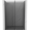 Mexen Velar posuvné sprchové dvere 130 cm, grafit, gun metal - 871-130-000-41-95