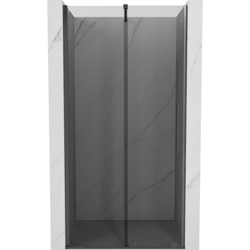 Mexen Velar posuvné sprchové dvere 90 cm, grafit, brúsená gun gray - 871-090-000-41-66