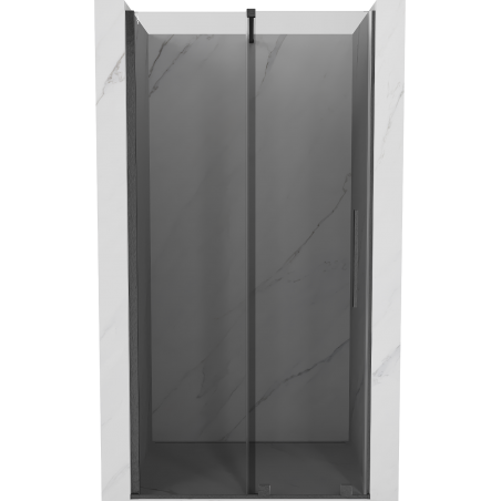 Mexen Velar sprchové dvere posuvné 100 cm, grafit, brúsená gun gray - 871-100-000-41-66