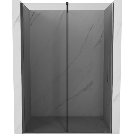 Mexen Velar posuvné sprchové dvere 150 cm, grafitové, gun gray brúsené - 871-150-000-41-66