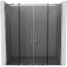 Mexen Velar Duo sprchové dvere posuvné 170 cm, grafitové, chróm - 871-170-000-42-01