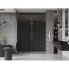 Mexen Velar Duo posuvné sprchové dvere 200 cm, grafit, zlaté - 871-200-000-42-50