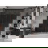 Mexen Velar Duo posuvné sprchové dvere 180 cm, grafitové, ružové zlato - 871-180-000-42-60