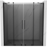 Mexen Velar Duo posuvné sprchové dvere 170 cm, grafit, čierne - 871-170-000-42-70