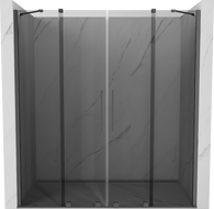 Mexen Velar Duo sprchové dvere posuvné 200 cm, grafit, gun metal - 871-200-000-42-95