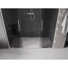 Mexen Velar Duo posuvné sprchové dvere 170 cm, grafit, brúsený nikel - 871-170-000-42-97