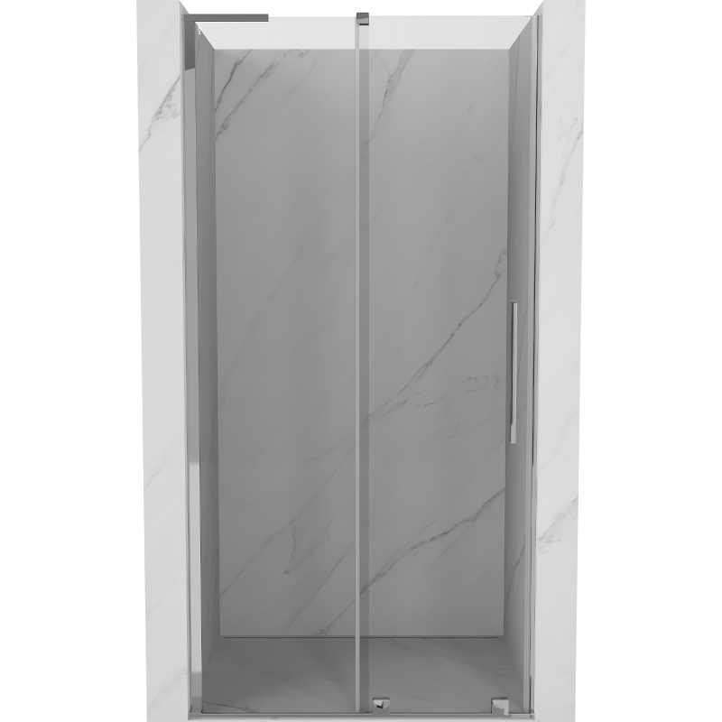 Mexen Velar L posuvné sprchové dvere 100 cm, priehľadné, chróm - 871-100-003-01-01