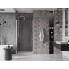 Mexen Velar L posuvné sprchové dvere 100 cm, priehľadné, chróm - 871-100-003-01-01