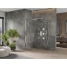 Mexen Omega posuvná sprchová kabína 100 x 80 cm, transparentná, chróm - 825-100-080-01-00