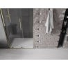 Mexen Velar L posuvné sprchové dvere 110 cm, priehľadné, zlaté - 871-110-003-01-50
