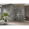 Mexen Omega posuvná sprchová kabína 100 x 90 cm, priehľadná, chrómová - 825-100-090-01-00