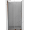 Mexen Velar L posuvné sprchové dvere 100 cm, transparentné, ružové zlato - 871-100-003-01-60