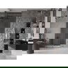 Mexen Velar L sprchové dvere posuvné 110 cm, priehľadné, brúsené gun gray - 871-110-003-01-66
