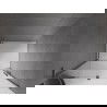 Mexen Velar L sprchové dvere posuvné 110 cm, priehľadné, brúsené gun gray - 871-110-003-01-66