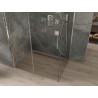 Mexen Omega posuvná sprchová kabína 110 x 80 cm, transparentná, chróm - 825-110-080-01-00