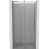 Mexen Velar L sprchové dvere posuvné 100 cm, transparentné, gun metal - 871-100-003-01-95