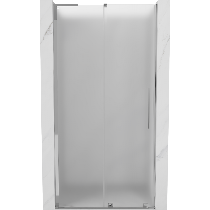 Mexen Velar L posuvné sprchové dvere 90 cm, mrazivý, chróm - 871-090-003-31-01