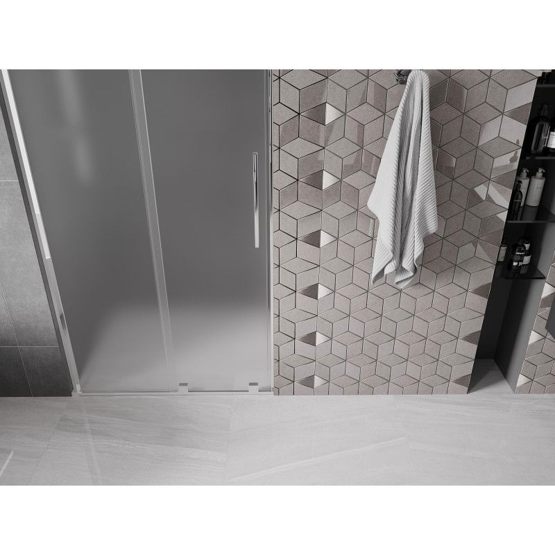 Mexen Velar L sprchové dvere posuvné 120 cm, matné, chróm - 871-120-003-31-01