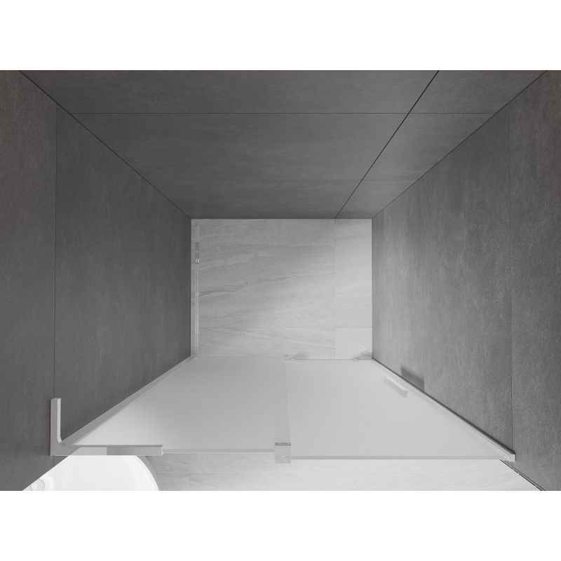 Mexen Velar L sprchové dvere posuvné 120 cm, matné, chróm - 871-120-003-31-01