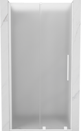 Mexen Velar L posuvné sprchové dvere 100 cm, mráz, biele - 871-100-003-31-20