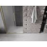 Mexen Velar L posuvné sprchové dvere 90 cm, mráz, zlaté kartáčované - 871-090-003-31-55
