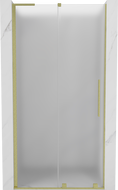 Mexen Velar L sprchové dvere posuvné 110 cm, námraza, zlaté kartáčované - 871-110-003-31-55